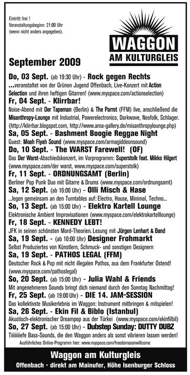 programm september09