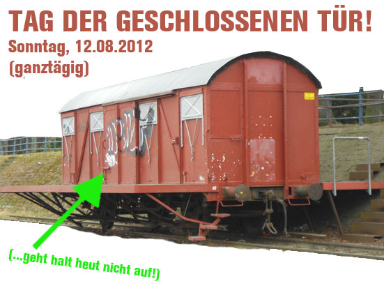 tag der geschlossenen tÃ¼r 12